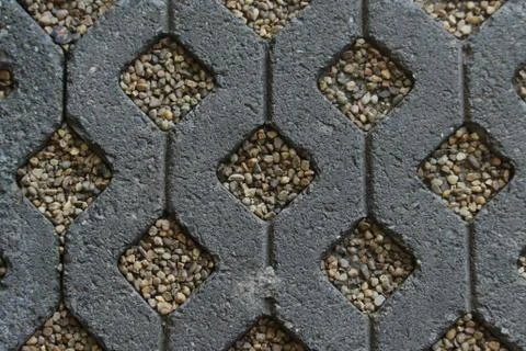 Brick floor textured for background Stock Photos
