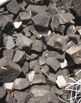 Brick foam for insulation Stock Photos