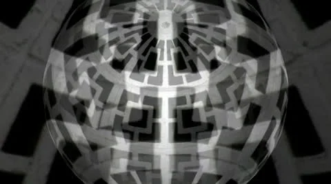 Brick Grid Sphere Vidéo 24730170