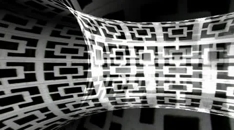 Brick Grid Tube 库存影片 24730199