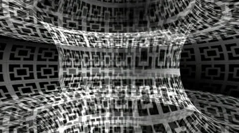 Brick Grid Tubular Stock Footage 24730307