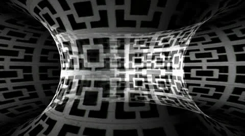 Brick Grid Warpcore 動画素材 24730315