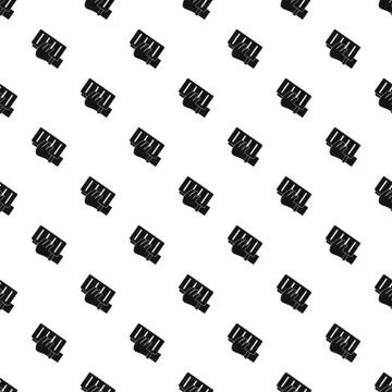 Brick in a hand pattern Illustrazione stock