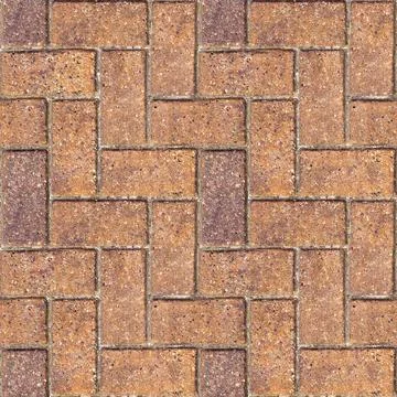 Brick herringbone pattern - Repeating masonry paving Stock Photos