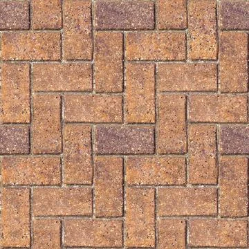 Brick herringbone pattern - Repeating seamless masonry paving 스톡 사진