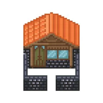 Brick house Ilustración de archivo