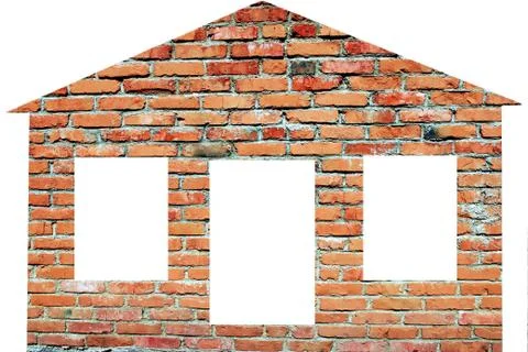 Brick house 写真素材