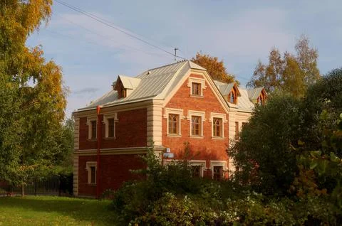 Brick house Stock Photos
