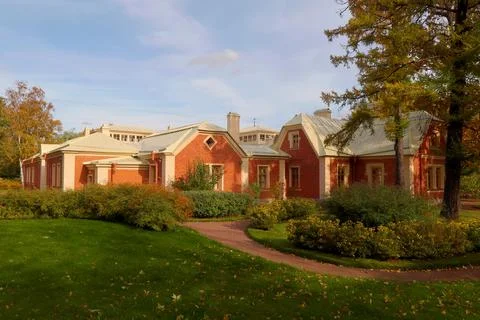 Brick house Stock Photos