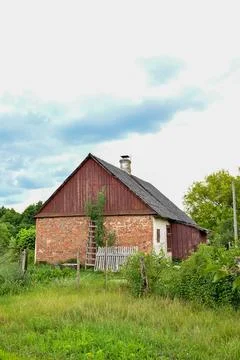 Brick house Stock Photos