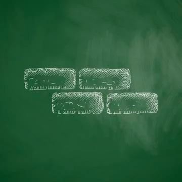 Brick icon Ilustración de archivo