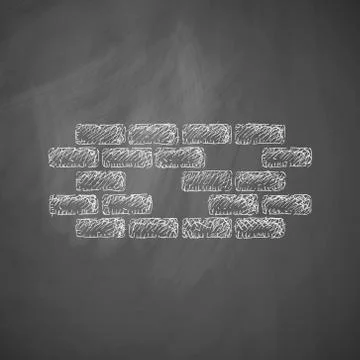 Brick icon Ilustración de archivo