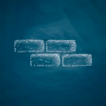 Brick icon Ilustración de archivo