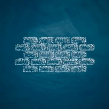 Brick icon Ilustración de archivo