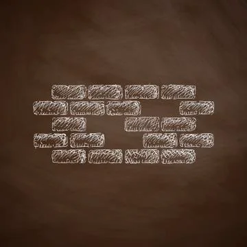Brick icon Ilustración de archivo