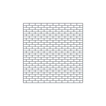Brick Icon Vector flat design style Stock Illustration