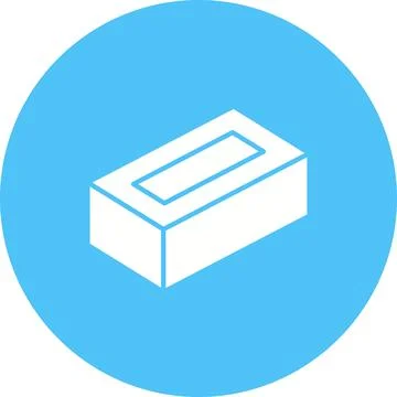 Brick icon vector image. Stock Illustration