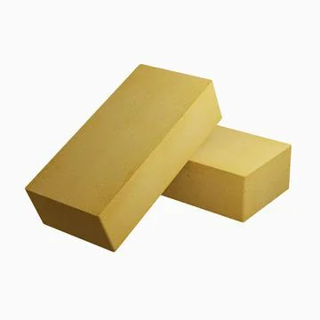 Brick isolated on white background. 3d render. Stock Illustration