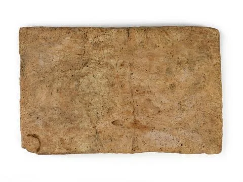 Brick isolated on white background. Stock Photos