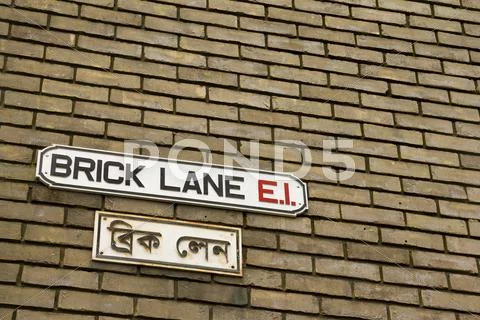 Brick Lane food Stock Photos
