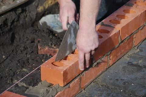 Brick layer Stock Photos