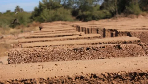 Brick Making 2 Stock Footage 1129285