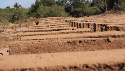 Brick Making Stock Footage 1129293
