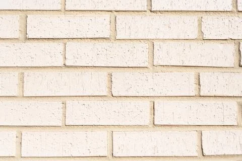 Brick masonry background. Building material concept. Surface of white brickwall Stock Photos