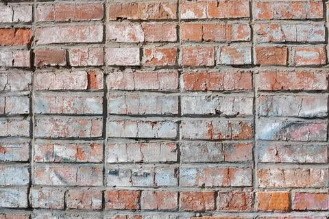 Brick, old, bright wall Stock Photos