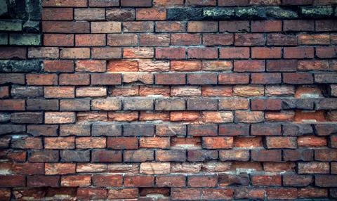 Brick old wall texture background, design element 库存照片