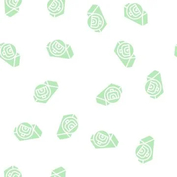 Brick for ovens glyph vector seamless pattern 스톡 일러스트