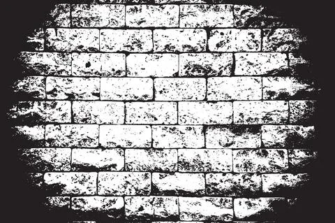 Brick Overlay Texture Stock Illustration