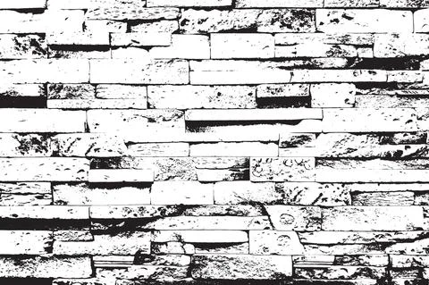 Brick Overlay Texture Stock Illustration