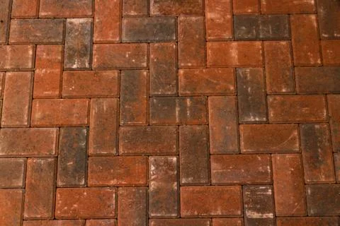 Brick Patio pattern Stock Photos