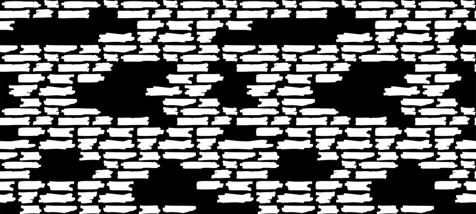 Brick pattern and empty copy space. Old wall texture Halloween, magic banner Stock Illustration