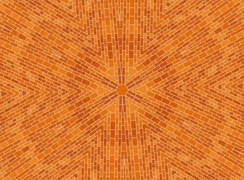 Brick pattern Background with abstract brick pattern ,model released, Symb... Foto stock