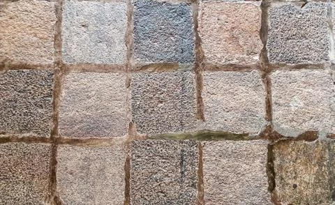 Brick pattern concrete wall stone texture background Stock Photos