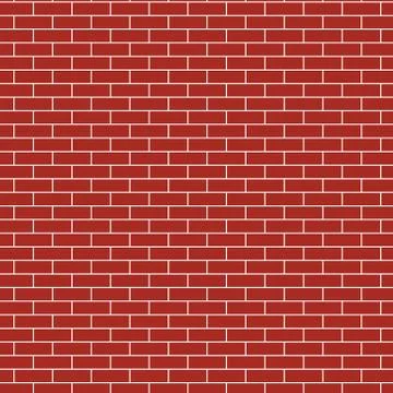 Brick pattern seamless. red brick texture, background Illustrazione stock
