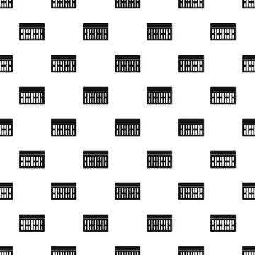 Brick pattern, simple style 스톡 일러스트