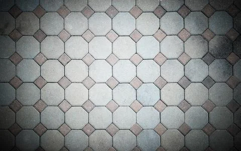 Brick pavement pattern, Outdoor style, Backgrounds Illustrazione stock