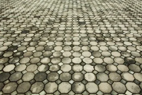 Brick pavement Stock Photos