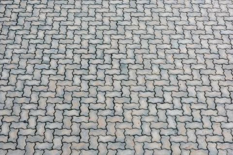 Brick pavement Foto stock