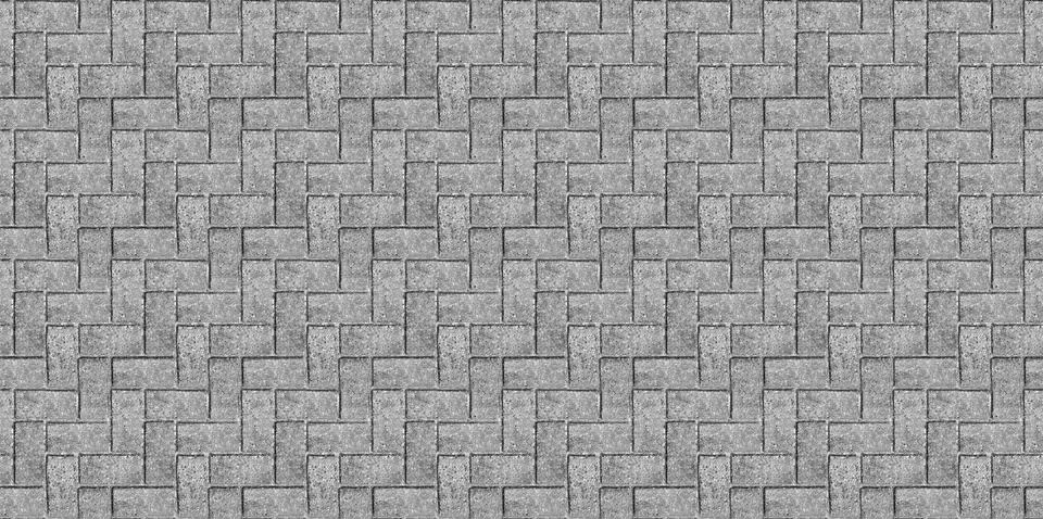 Brick paving stone pattern - Seamless sidewalk texture Photos