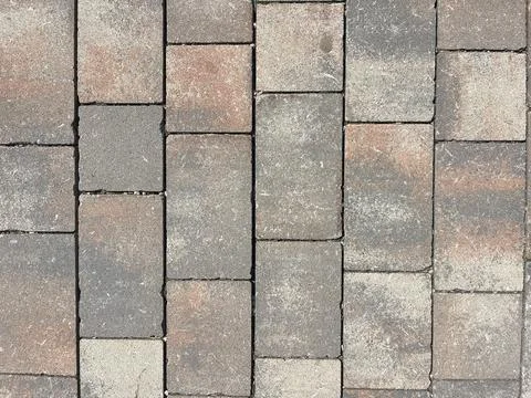 Brick Paving Stone Walkway Texture Pattern Background Stock Photos