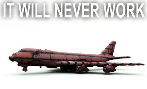 Brick Plane Stock Illustration