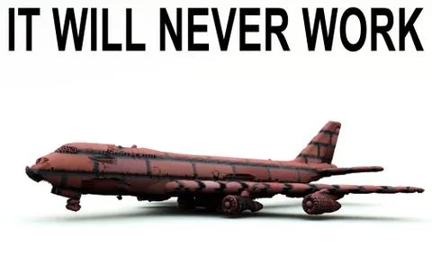 Brick Plane Stock Illustration