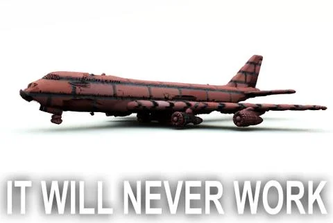 Brick Plane Stock Illustration