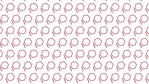 Brick Polygon Effects Polygon Pattern Background Motion Smooth Stock Footage 183344778