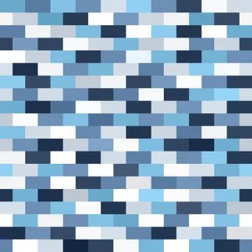 Brick rectangle pattern. Seamless vector background Illustrazione stock