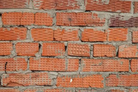 Brick red wall. background of a old brick house. Red brick wall texture bac.. 写真素材